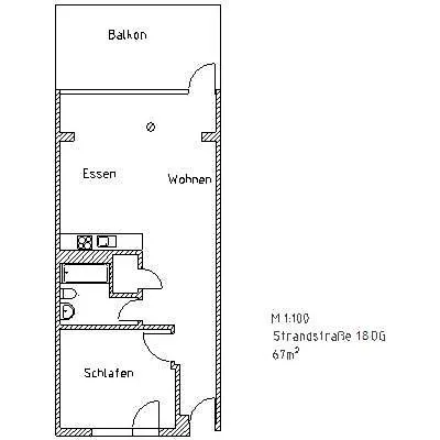 Nr 18 Penthouse Strandkorb 아파트 Schönhagen